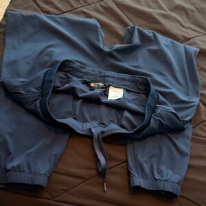 Mondetta Men’s Deep Blue Joggers L Large sweat pants pockets